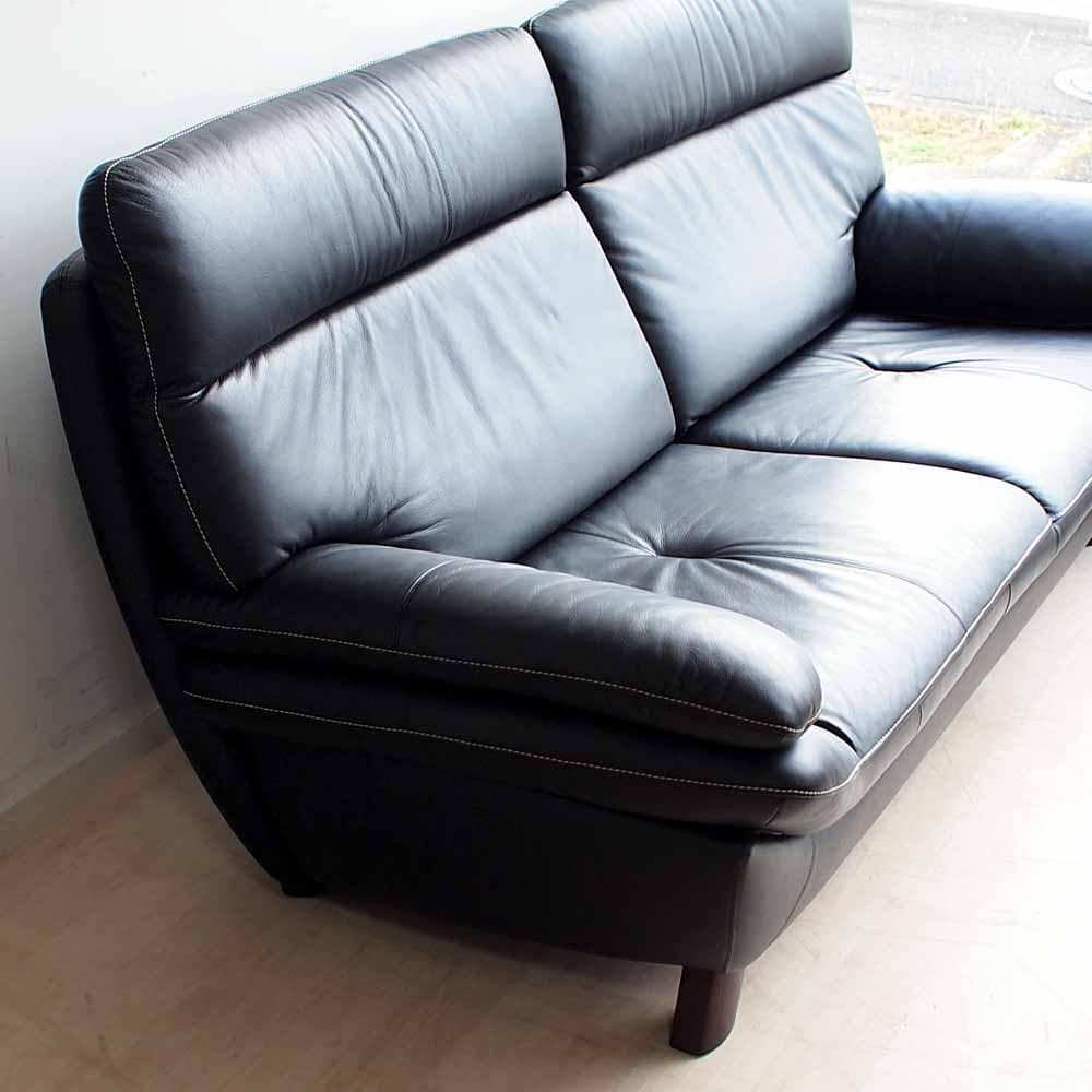 カリモク ZT83モデル 本革 ハイバックソファ ZR24285