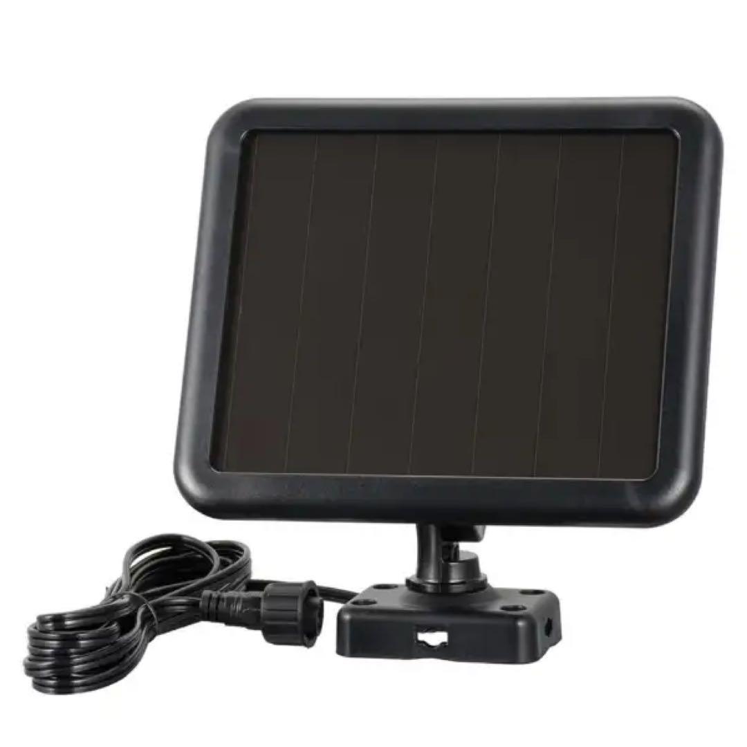 防犯センサーライト、ソーラーパネルのセット