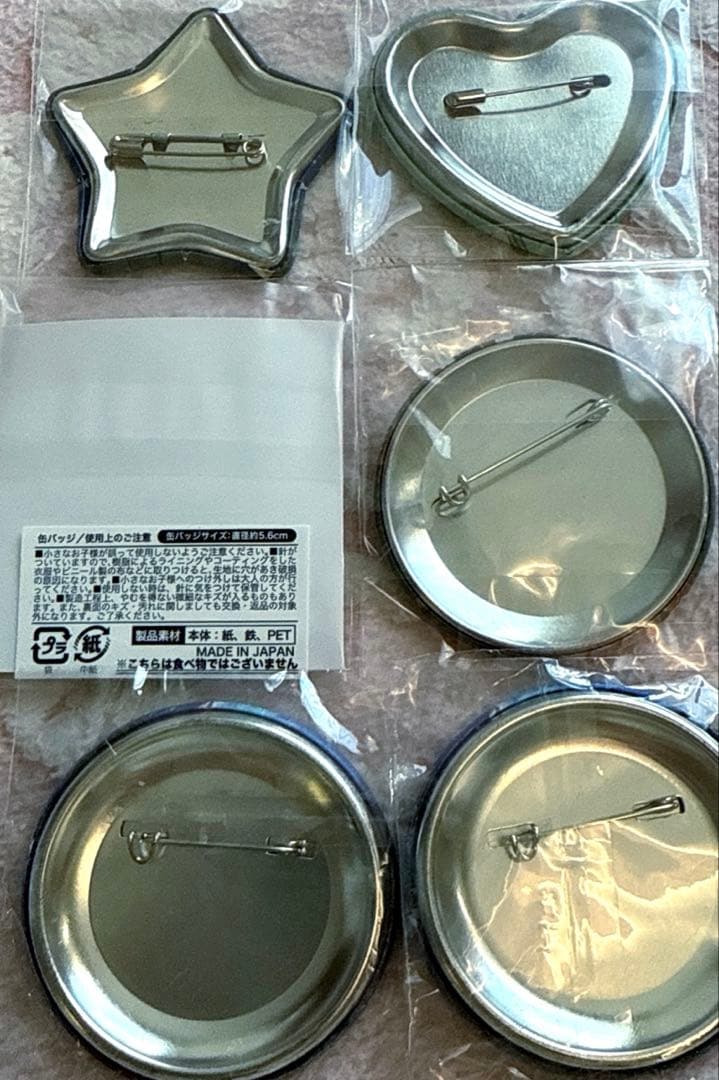 薄桜鬼　沖田　缶バッジ　6点セット