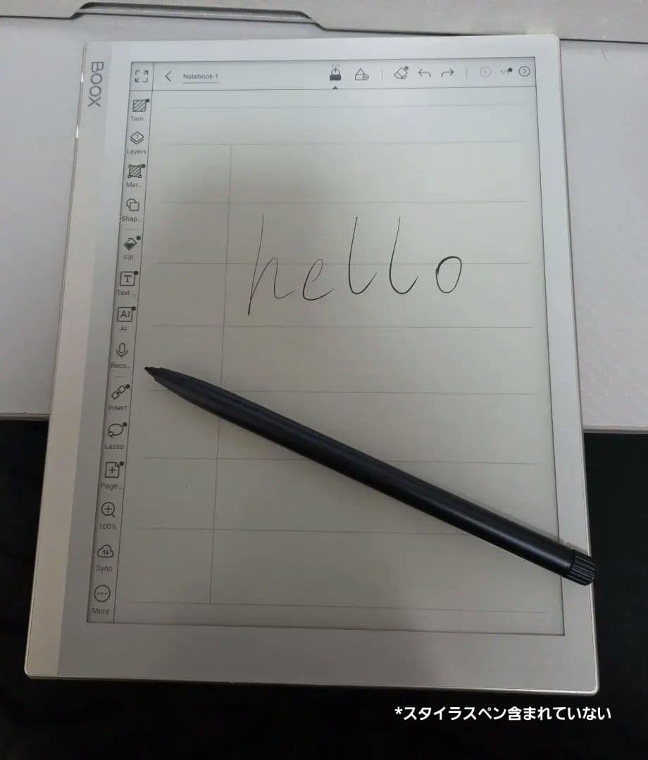 Boox NoteX 10.3インチ E-ink 電子書籍リーダー