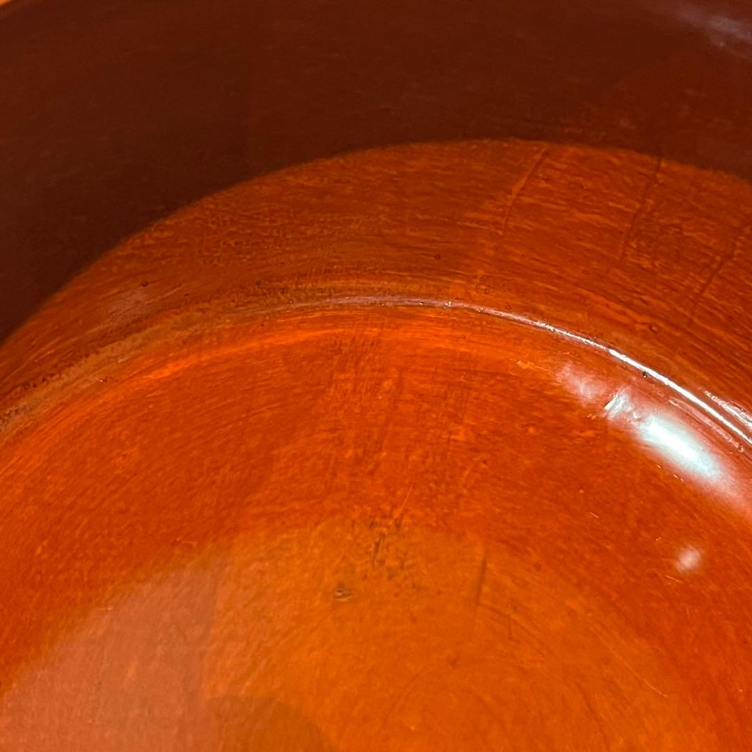 後藤塗 赤塗 彫板飯櫃 共箱 木製漆器 飯器 茶懐石道具