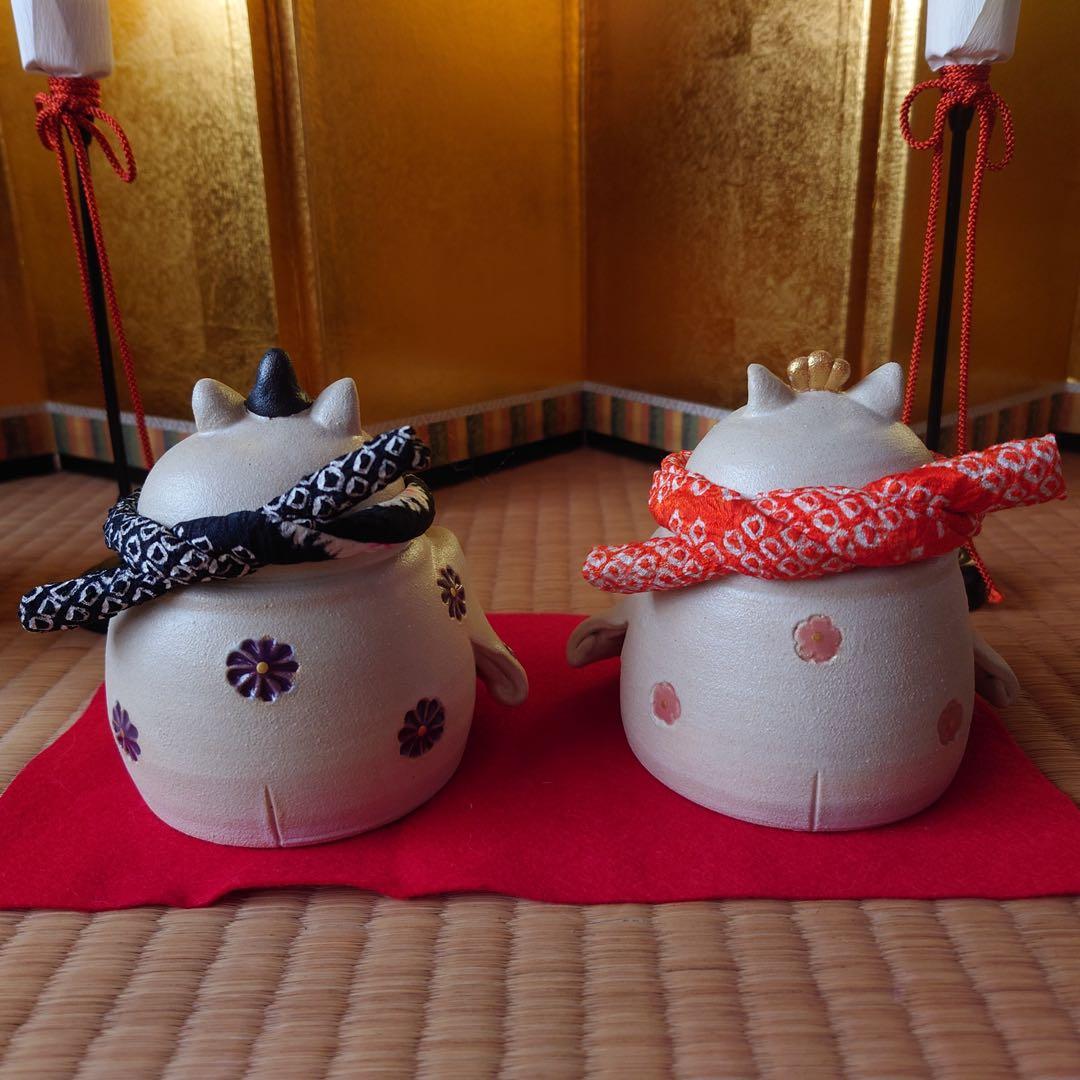 ❼だるま猫雛　m(*´꒳`*)m ※首輪付き