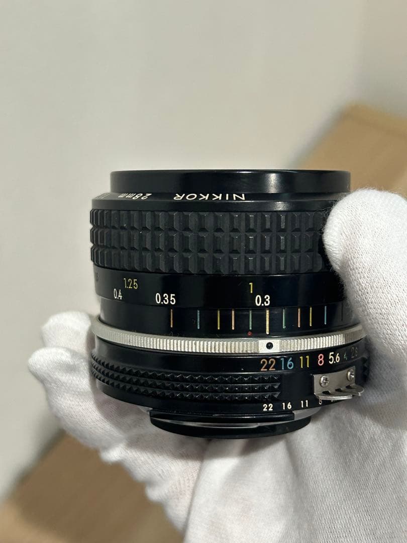値下げ！実写あり！Ai Nikkor 28mm F2.8