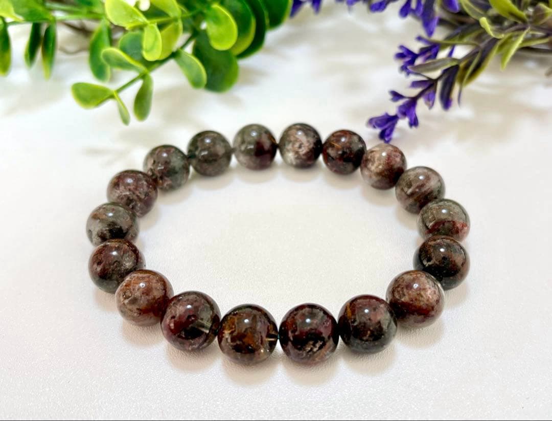 最高品質　成功と財運を象徴する大地の守護石　幻の龍鱗千層庭園水晶のブレス