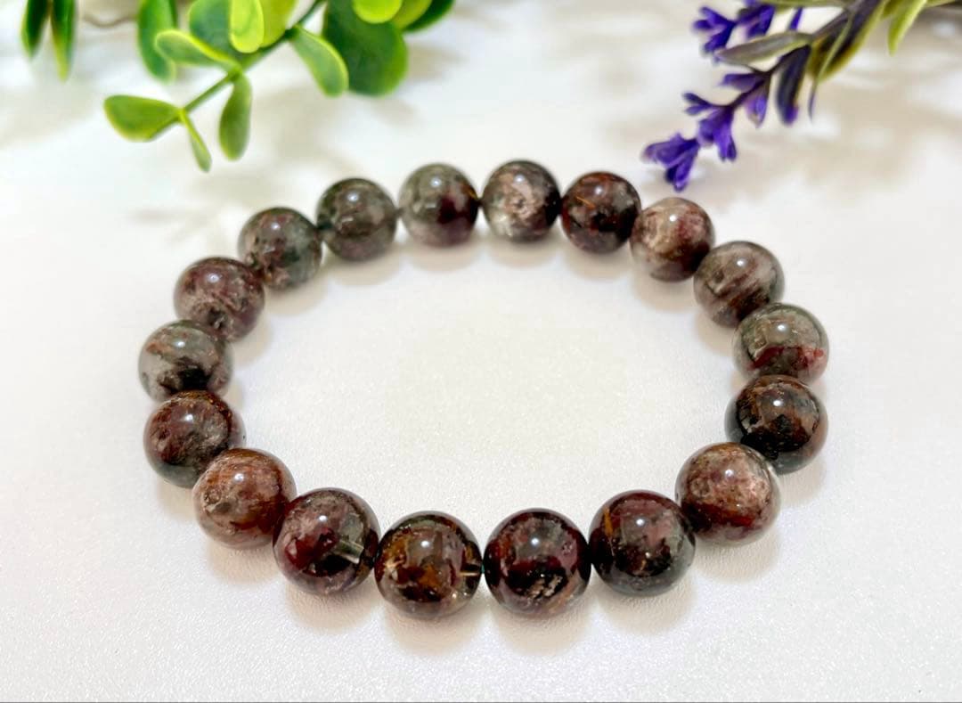 最高品質　成功と財運を象徴する大地の守護石　幻の龍鱗千層庭園水晶のブレス