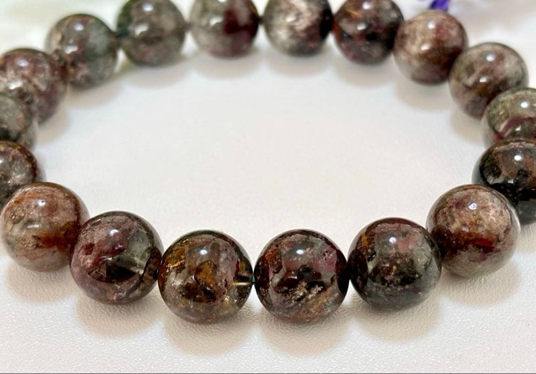 最高品質　成功と財運を象徴する大地の守護石　幻の龍鱗千層庭園水晶のブレス