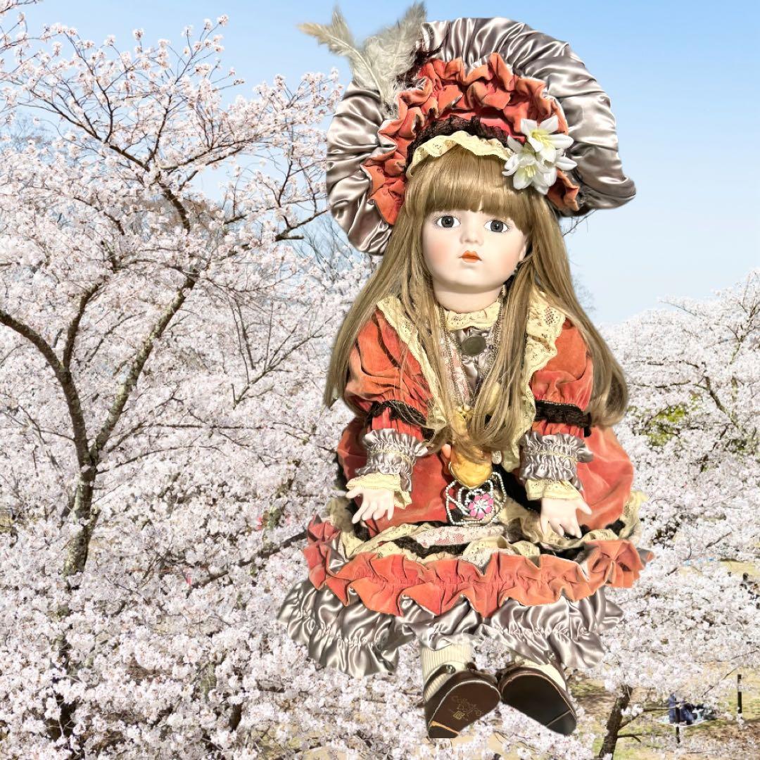 user_a792b3c9 ビスクドール ブリュ ジュン 証明書付き 桜色