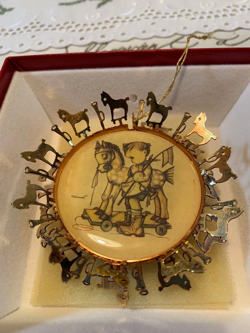 ゲーベル人形　ビンテージ24金仕上クリスマスオーナメントコレクション6個セット！