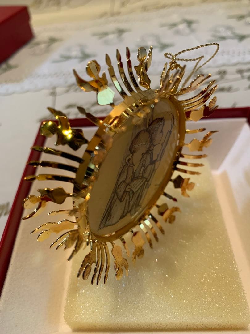 ゲーベル人形　ビンテージ24金仕上クリスマスオーナメントコレクション6個セット！