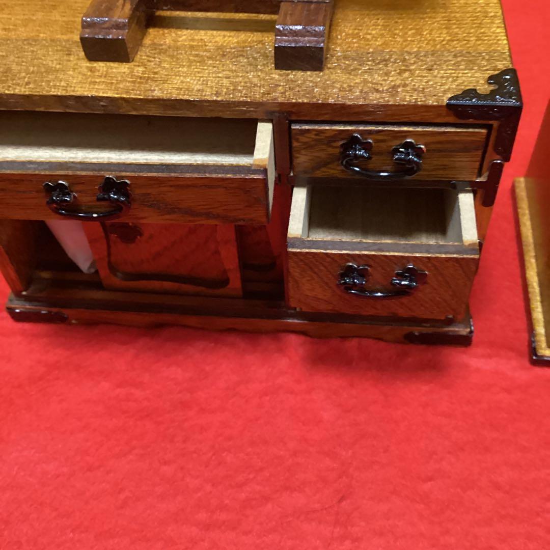【雛蔵】雛道具　欅塗り　よく出来ています