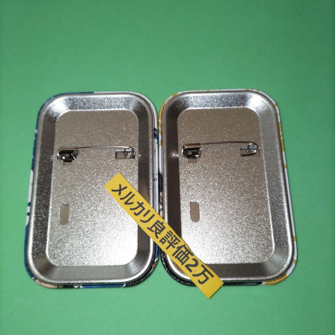 ⑦70 ハイキュー　影山飛雄　月島蛍　歓喜の鼓動　スクエア缶バッジ