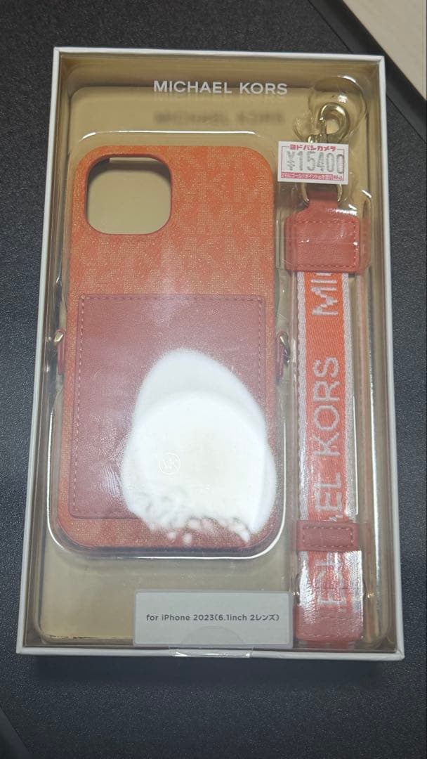 マイケルコース　iPhone15 ケース　MICHAEL KORS 新品未使用