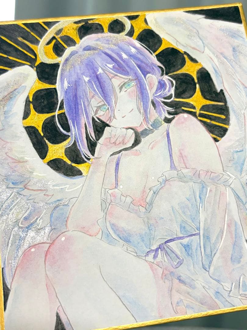 K*様 手描きイラスト チェンソーマン　レゼ　ファンアート　天使