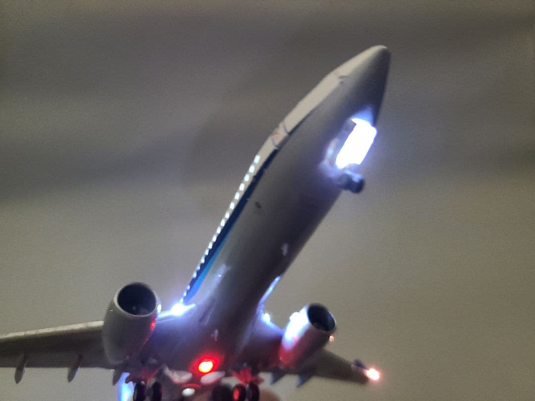 ANA BOEING 737-800\"TOITON BLUE\"LED仕様完成品