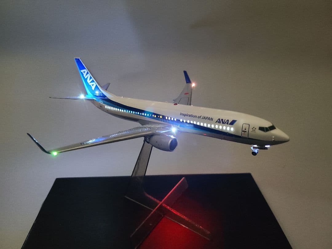 ANA BOEING 737-800\"TOITON BLUE\"LED仕様完成品