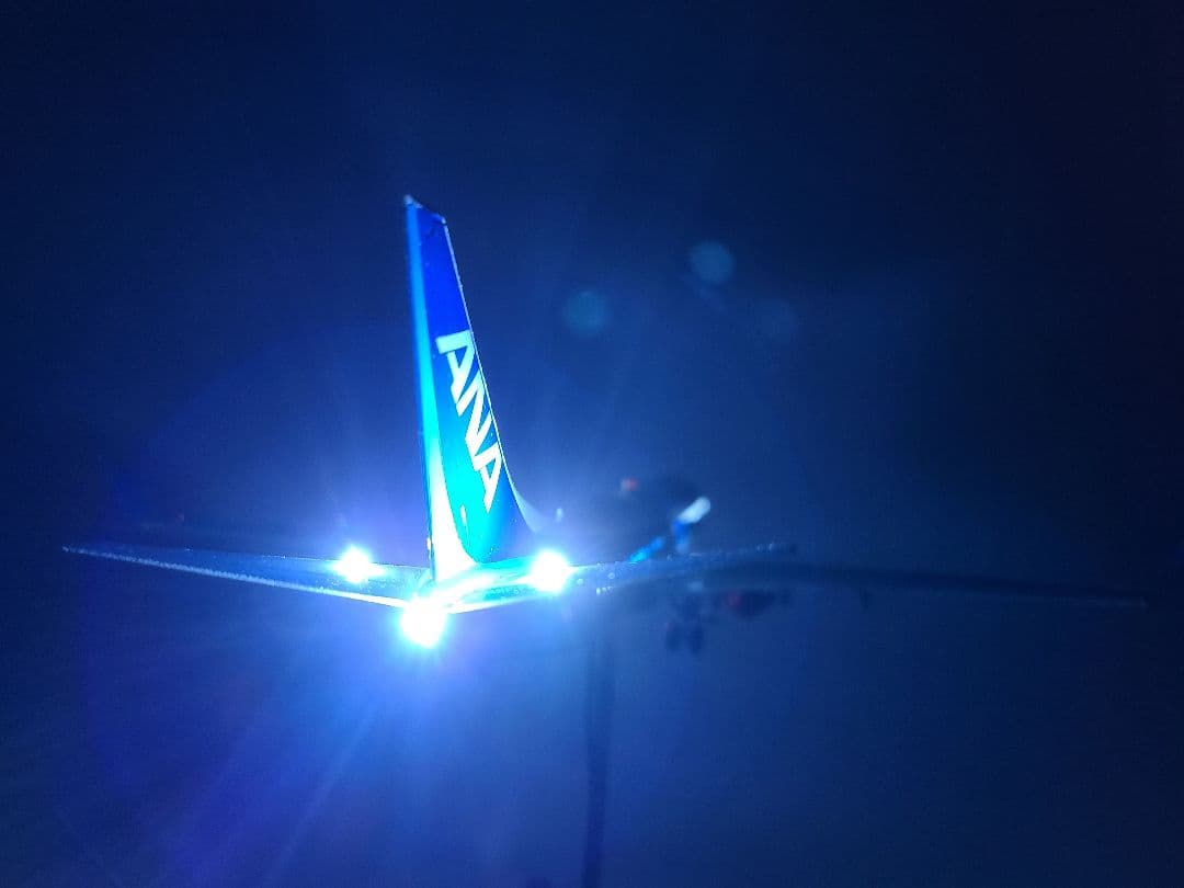ANA BOEING 737-800\"TOITON BLUE\"LED仕様完成品