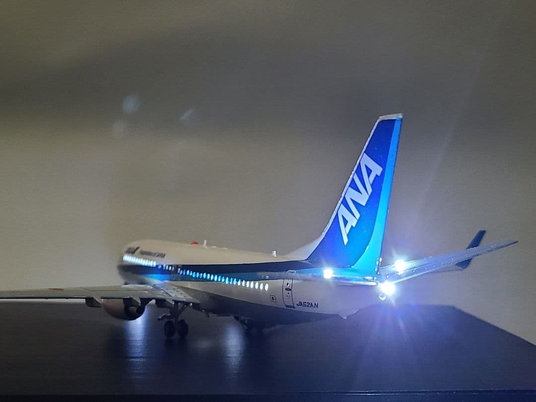 ANA BOEING 737-800\"TOITON BLUE\"LED仕様完成品