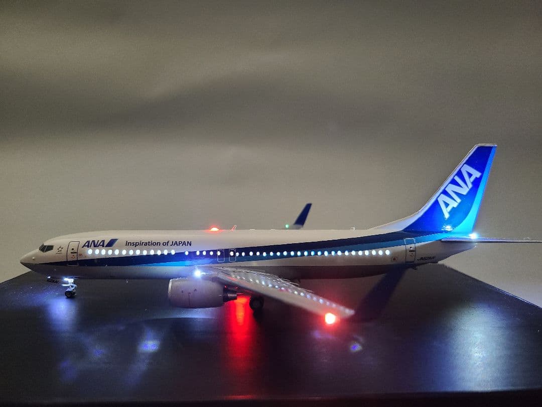 ANA BOEING 737-800\"TOITON BLUE\"LED仕様完成品