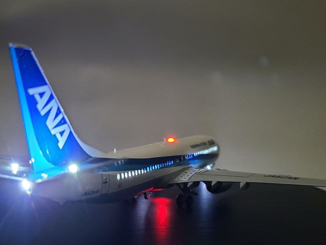 ANA BOEING 737-800\"TOITON BLUE\"LED仕様完成品