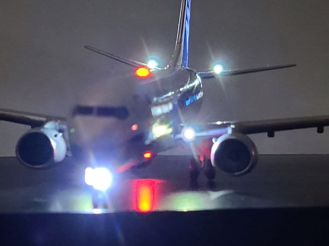 ANA BOEING 737-800\"TOITON BLUE\"LED仕様完成品