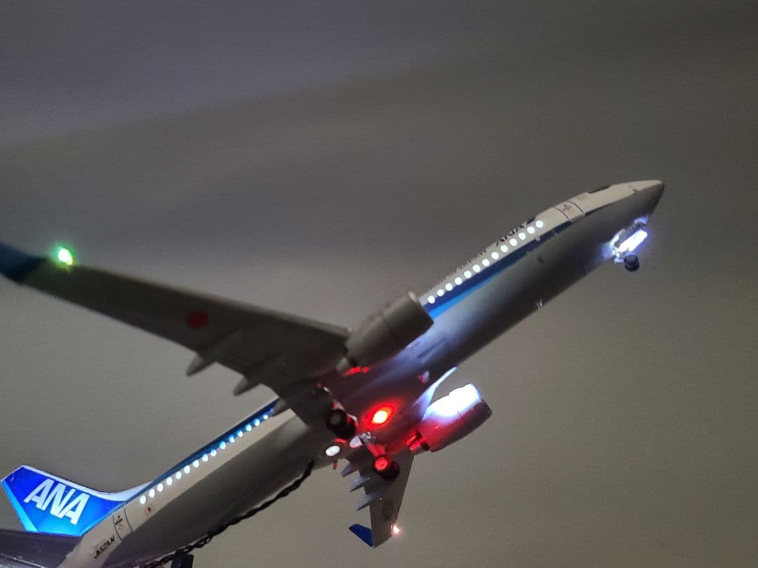 ANA BOEING 737-800\"TOITON BLUE\"LED仕様完成品