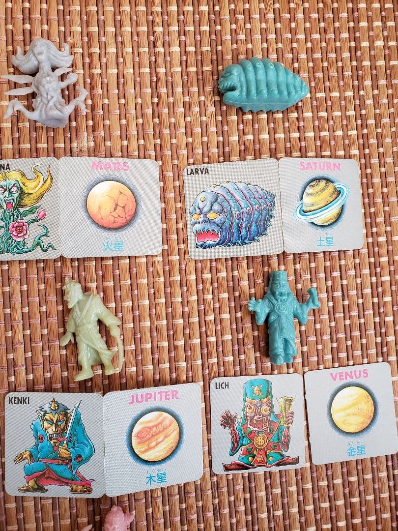 ロッテ　ネクロスの要塞消しゴム7弾　守護星コンプリート　カード揃い