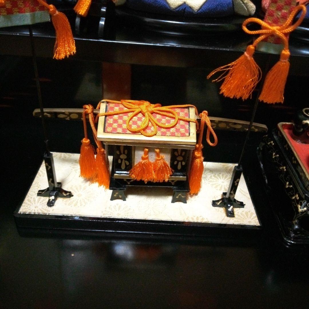 「江戸木目込み」雛人形「吉野雛・一秀作」四段飾