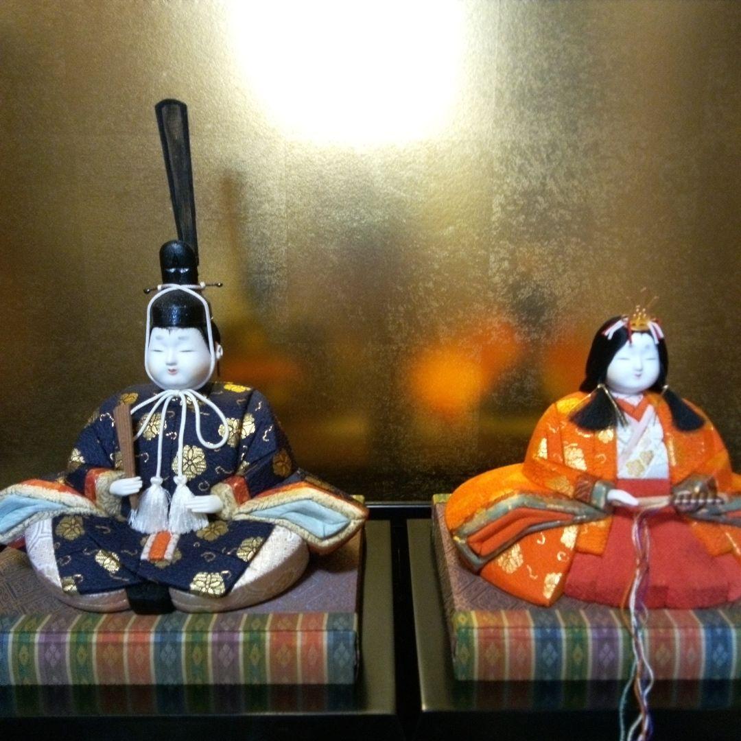 「江戸木目込み」雛人形「吉野雛・一秀作」四段飾