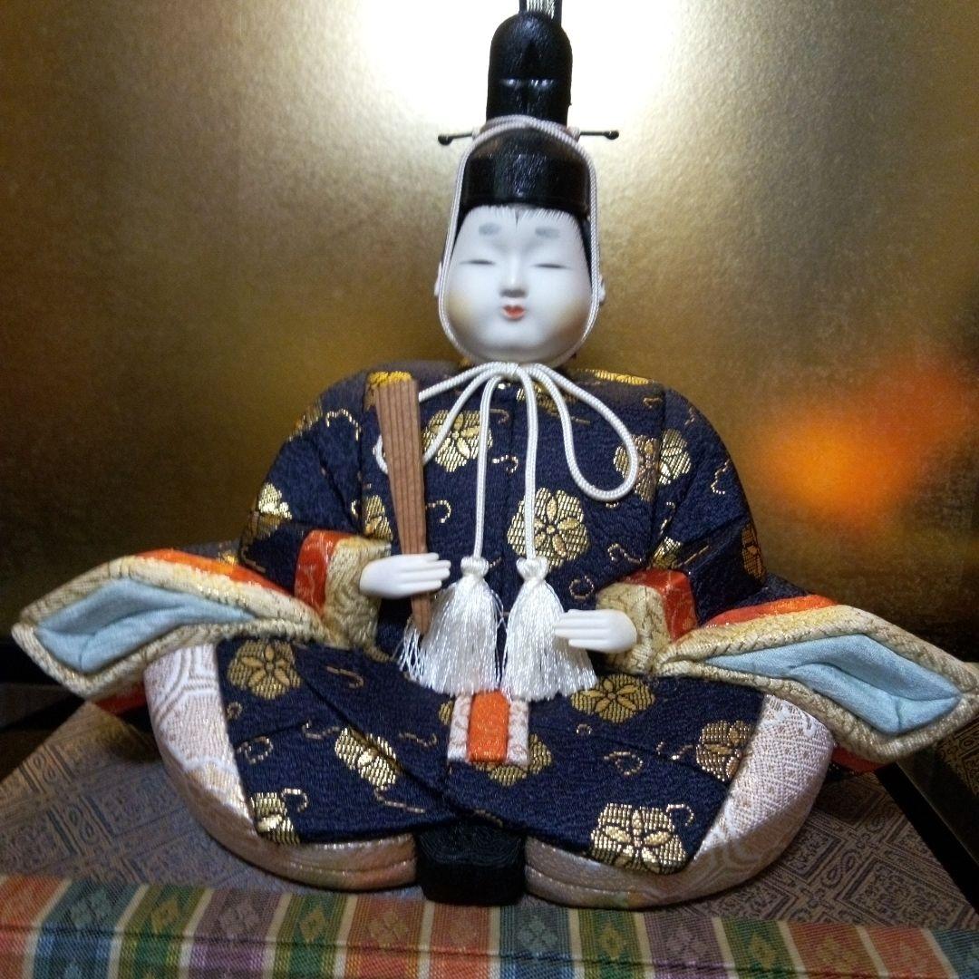 「江戸木目込み」雛人形「吉野雛・一秀作」四段飾