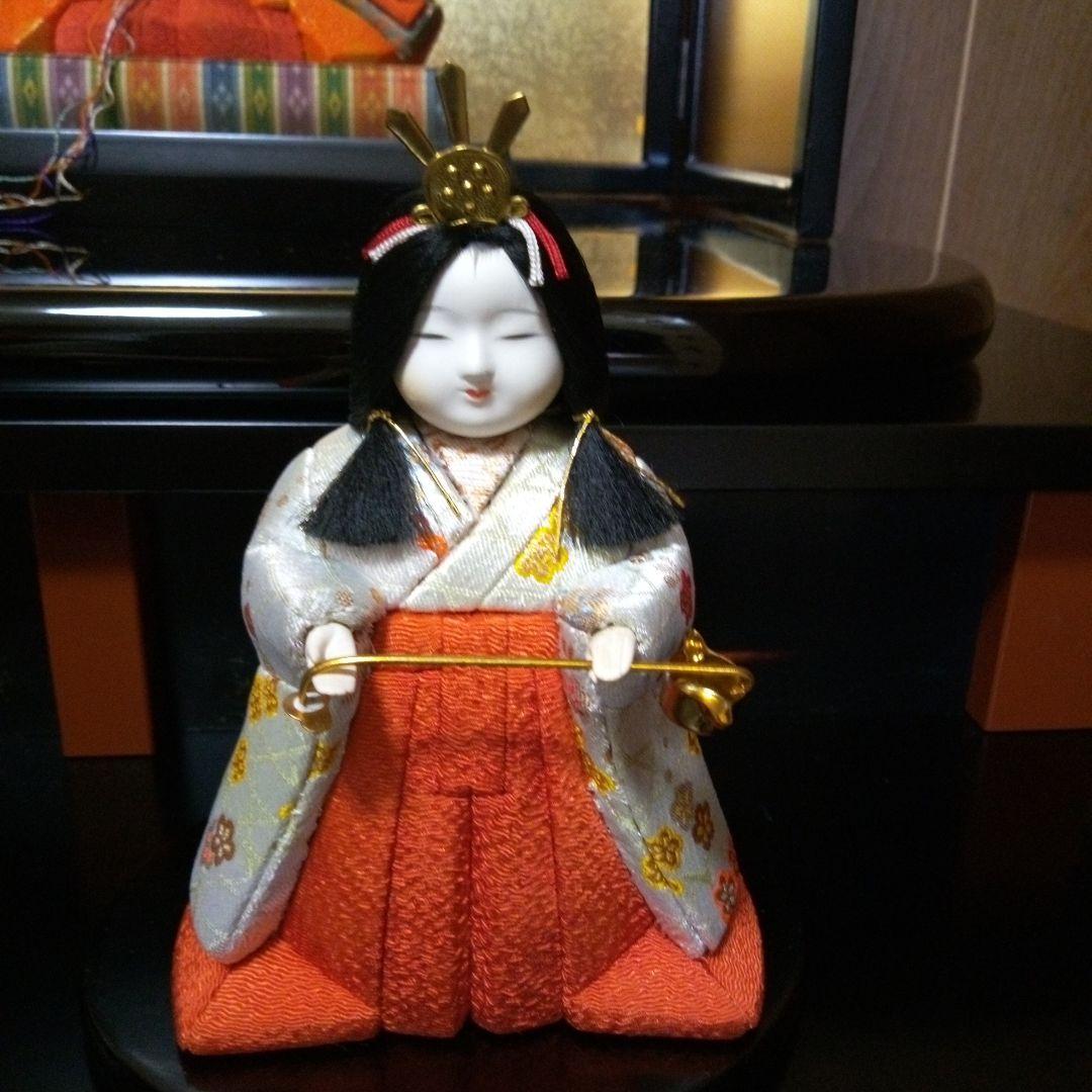 「江戸木目込み」雛人形「吉野雛・一秀作」四段飾