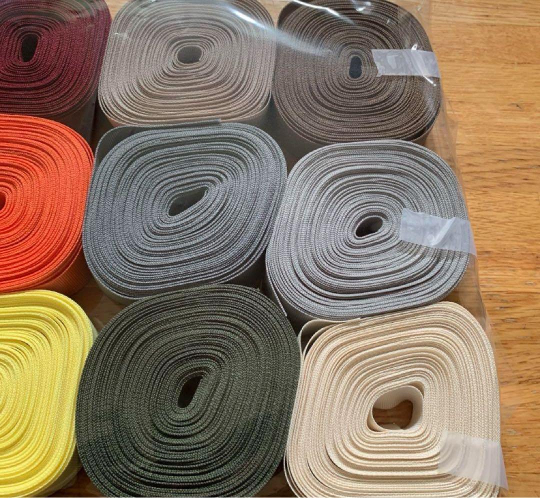 新品 YKK グログラン 20mm幅 10mカット×12個　120m分