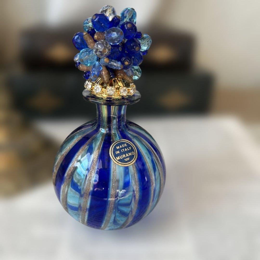 イタリア製ヴェネツィアンガラス ムラーノガラス 香水瓶
