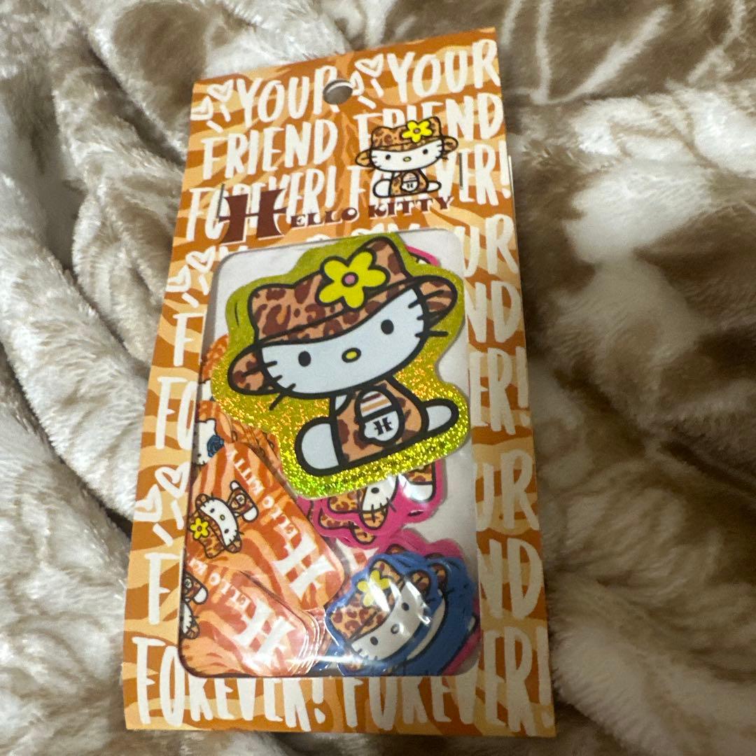 希少レア平成レトロ キティ フレークシール50枚入り 4点セット 2002年