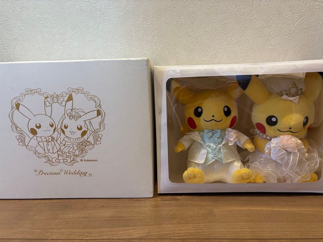 ウェディング　ピカチュウ ぬいぐるみ2体セット　結婚式　ポケモン