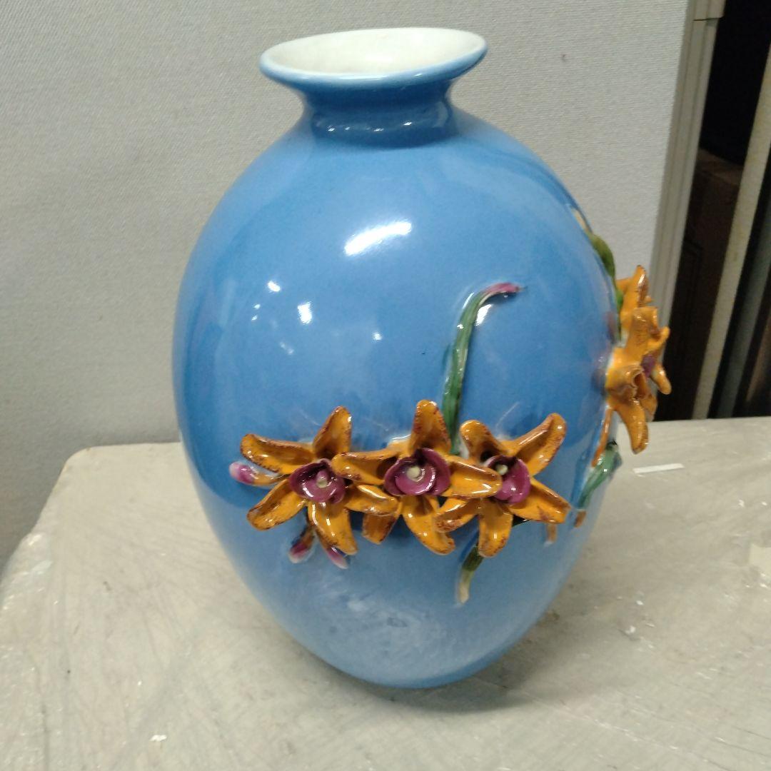 F　花瓶　フラワーベース　オーバルベース　ラン　インテリア　YK