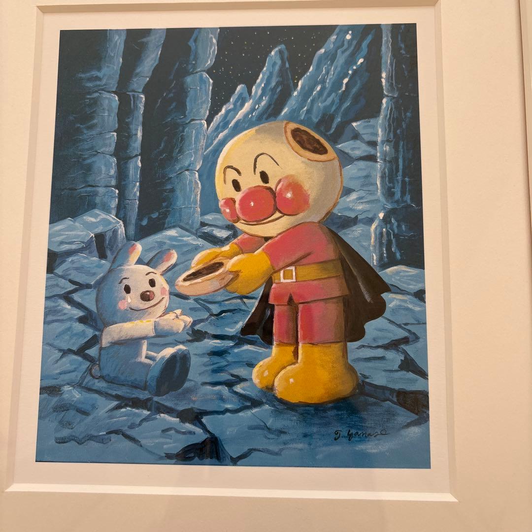 アンパンマン アート フレーム付き 174×148mm