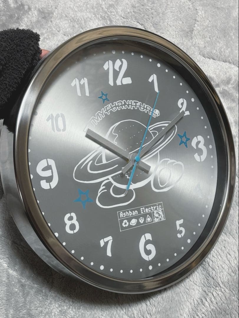 ずっと真夜中でいいのに。 サターン壁掛け時計　箱無し