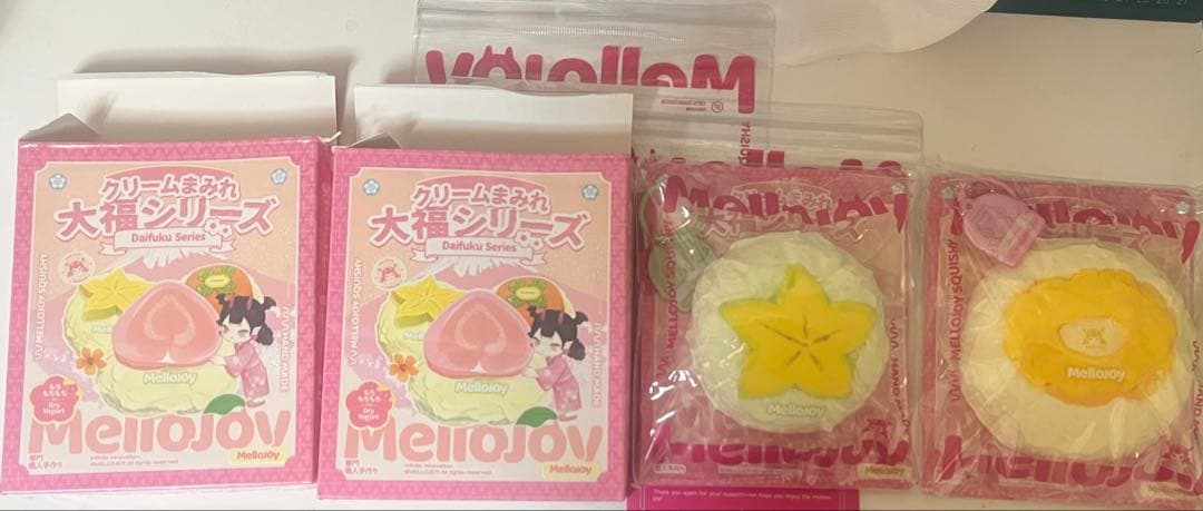 は*ゆ様 ［新品未使用］Mellojoy 大福シリーズ　スターフルーツ　パイナッ