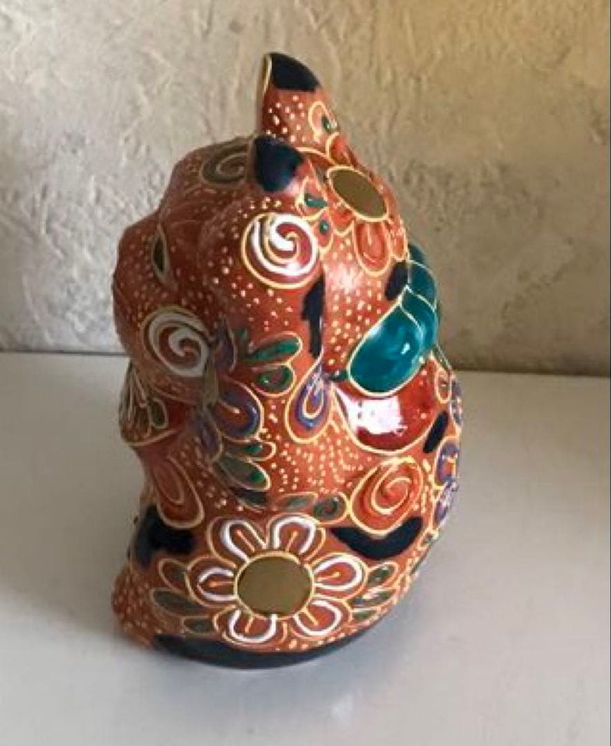 九谷焼き　招き猫