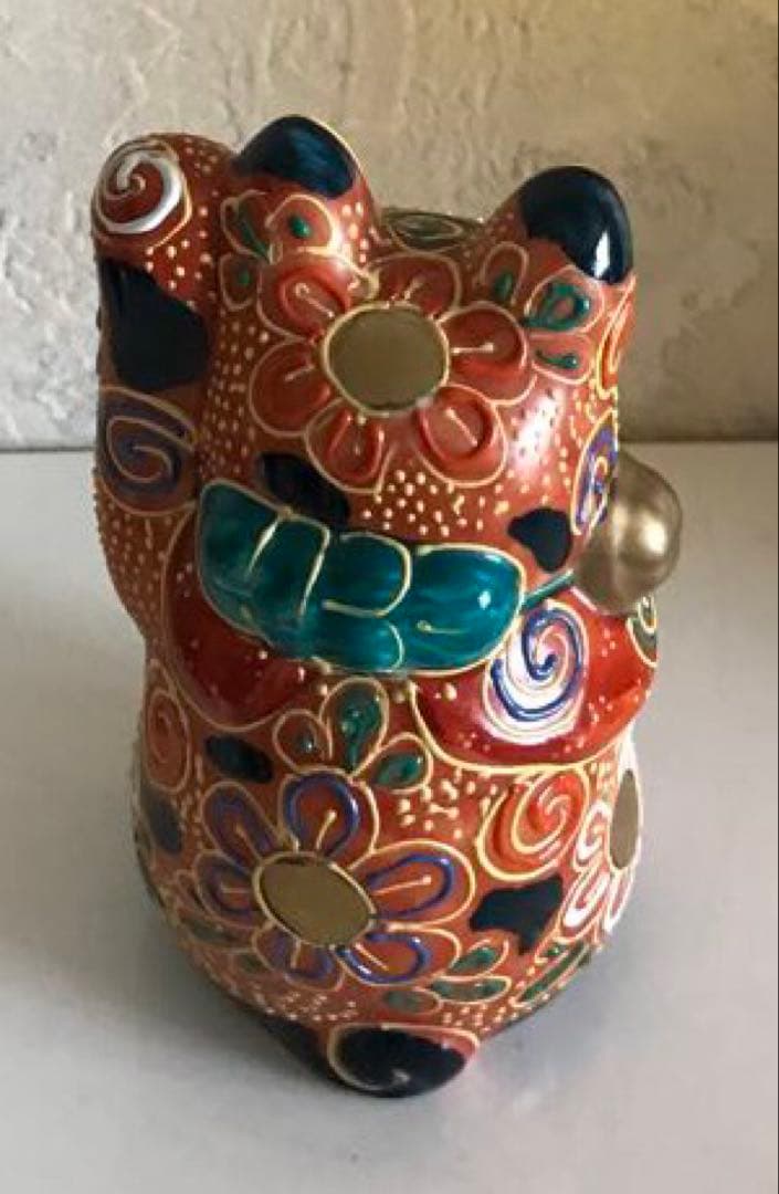 九谷焼き　招き猫