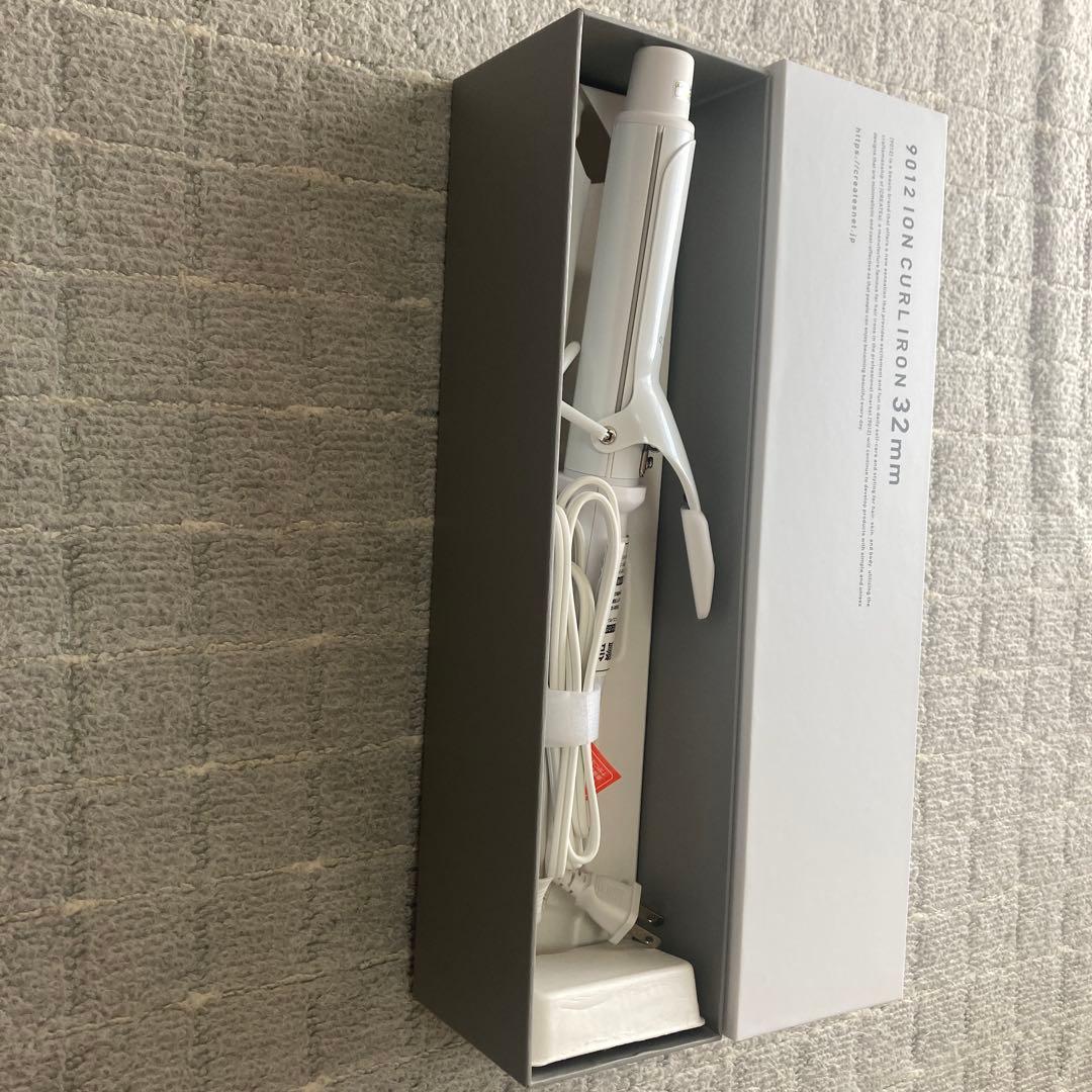 クレイツ　カールアイロン9012 ION CURL IRON 32mm ホワイト