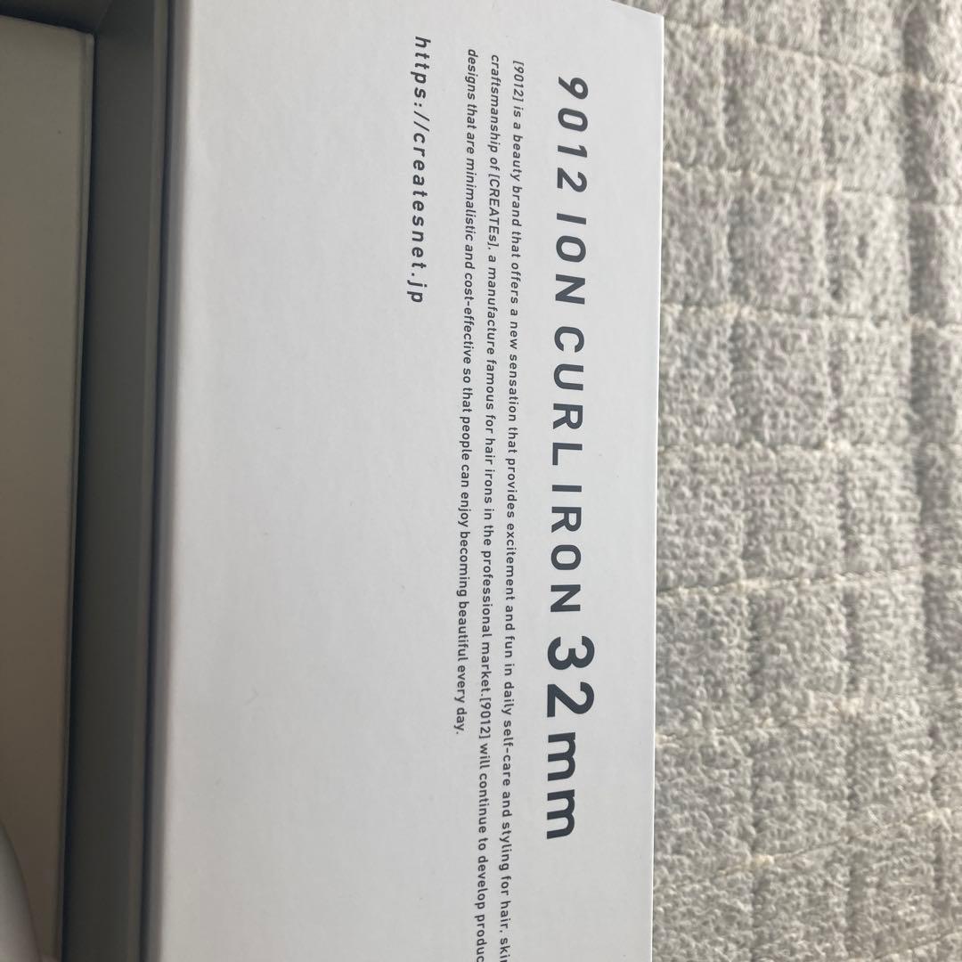 クレイツ　カールアイロン9012 ION CURL IRON 32mm ホワイト