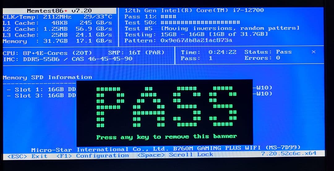 Micron DDR5 5600 16GB ×2 計 32GB 【動作確認済】