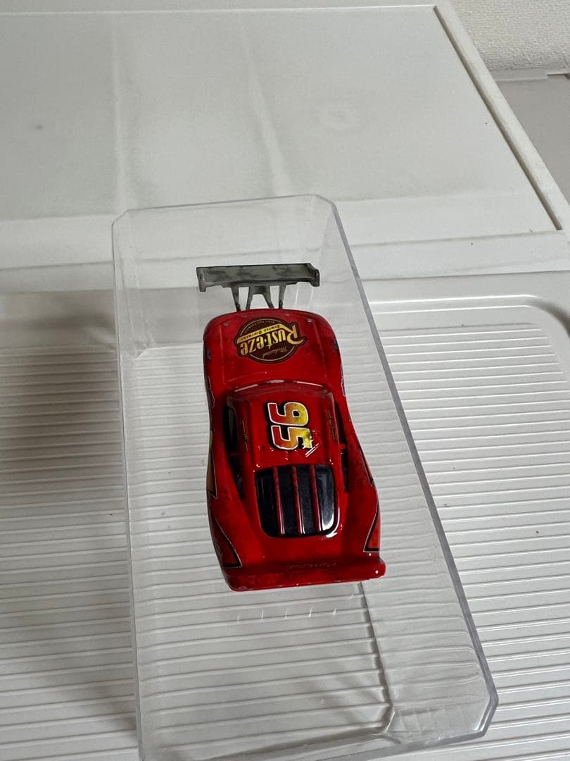 カーズ、マテル、ライトニングマックイーン、ショベル、サボテン 、ミニカー