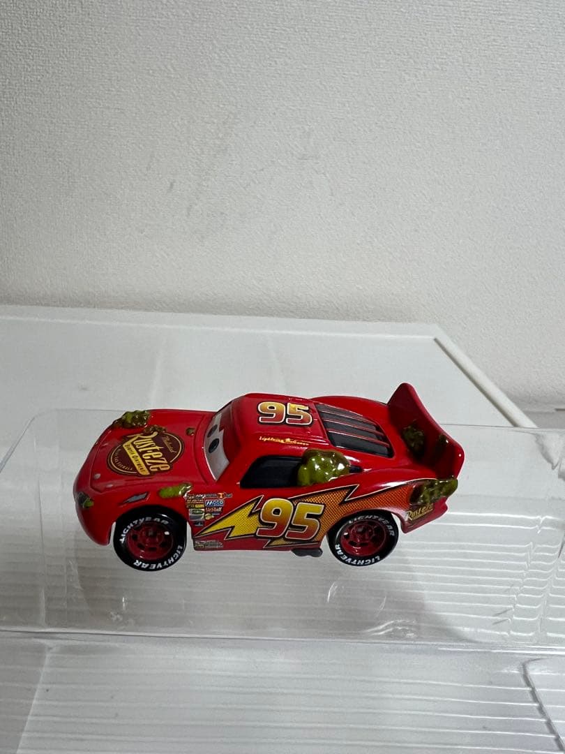 カーズ、マテル、ライトニングマックイーン、ショベル、サボテン 、ミニカー