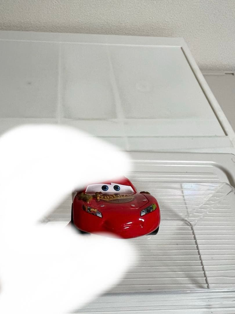 カーズ、マテル、ライトニングマックイーン、ショベル、サボテン 、ミニカー