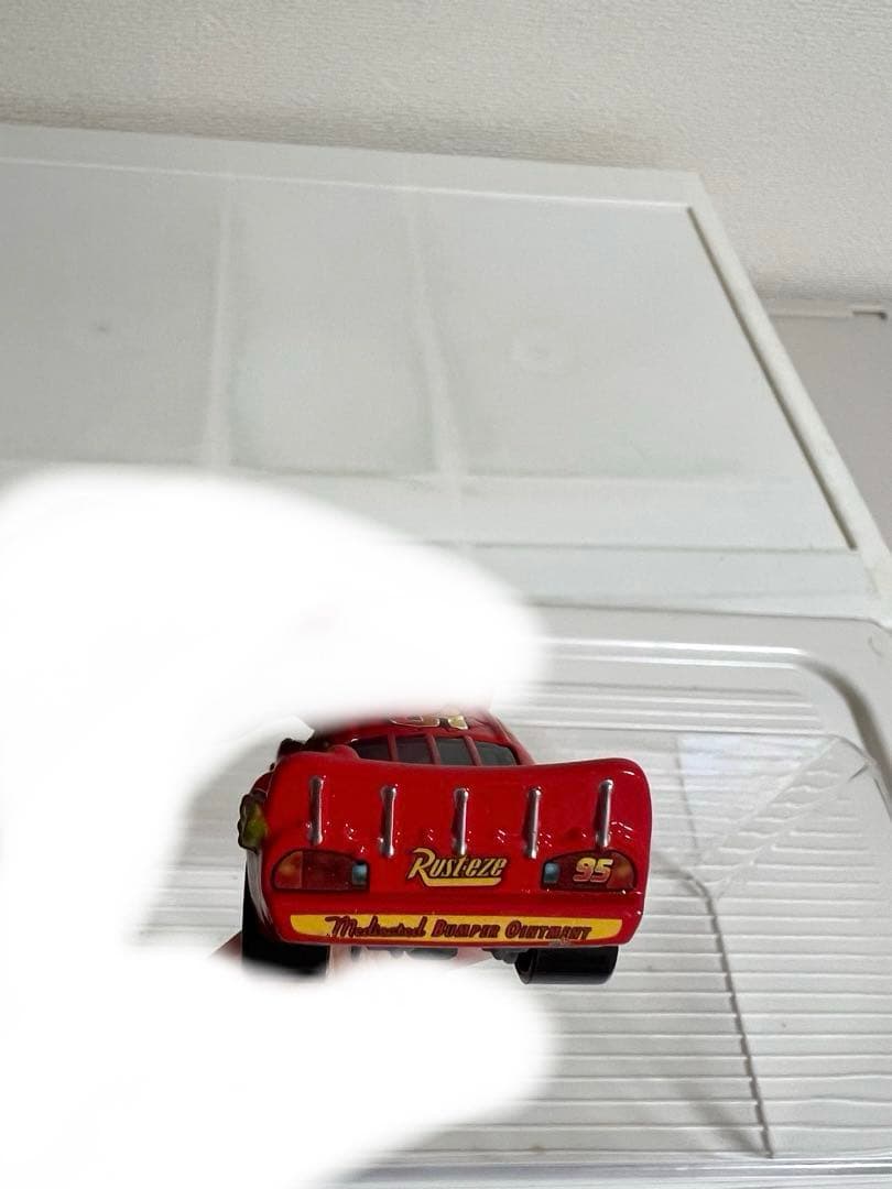 カーズ、マテル、ライトニングマックイーン、ショベル、サボテン 、ミニカー