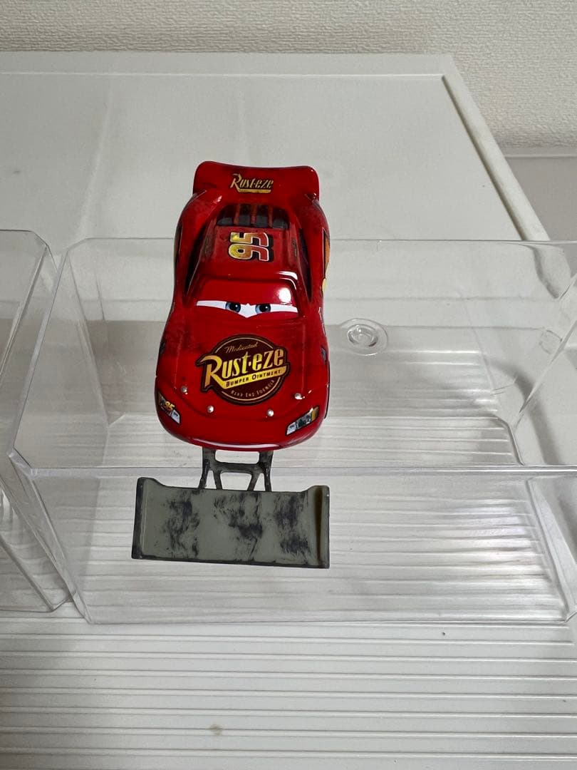 カーズ、マテル、ライトニングマックイーン、ショベル、サボテン 、ミニカー