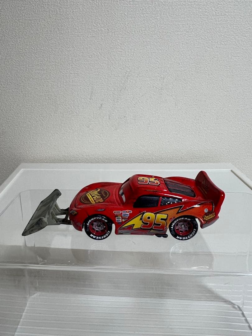 カーズ、マテル、ライトニングマックイーン、ショベル、サボテン 、ミニカー