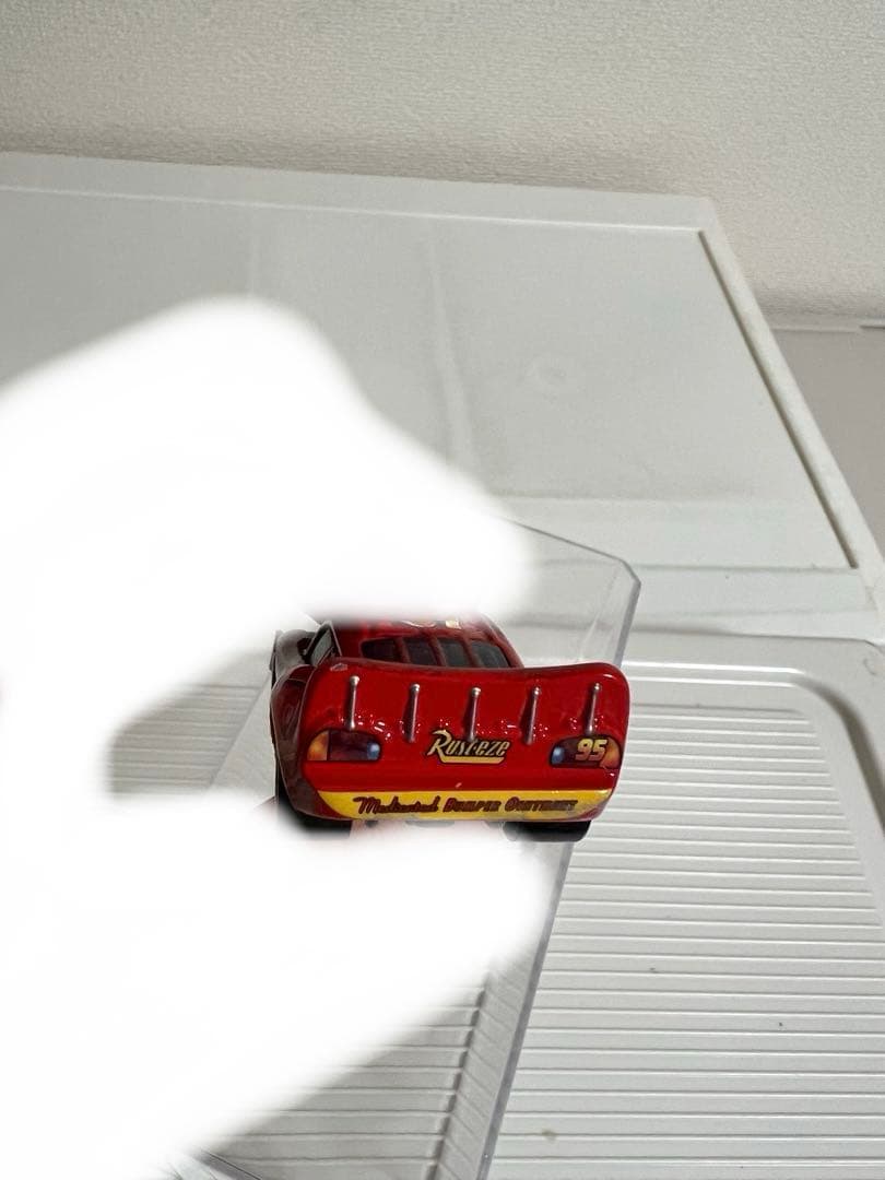 カーズ、マテル、ライトニングマックイーン、ショベル、サボテン 、ミニカー